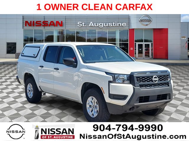 Glacier White 2025 Nissan Frontier Pickup Truck Four-Wheel Drive 9-Speed Automatic Overdrive