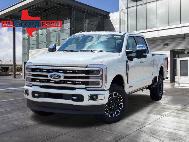 2024 Star White Metallic Tri-Coat Ford Super Duty F-350 SRW Platinum Truck