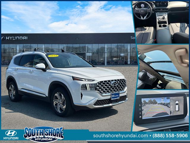 White Pearl 2023 Hyundai Santa Fe SUV / Crossover All-Wheel Drive 8-Speed Automatic