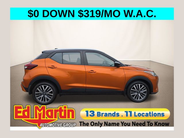 Orange Metallic 2024 Nissan Kicks SUV / Crossover Front-Wheel Drive Continuously Variable Transmission