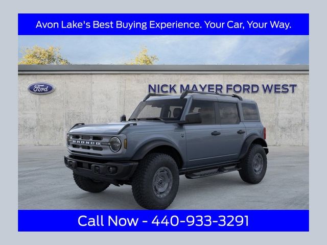 Blue (Azure Gray Metallic Tri-Coat) 2025 Ford Bronco Big Bend 4-Door 4WD SUV / Crossover Four-Wheel Drive Automatic