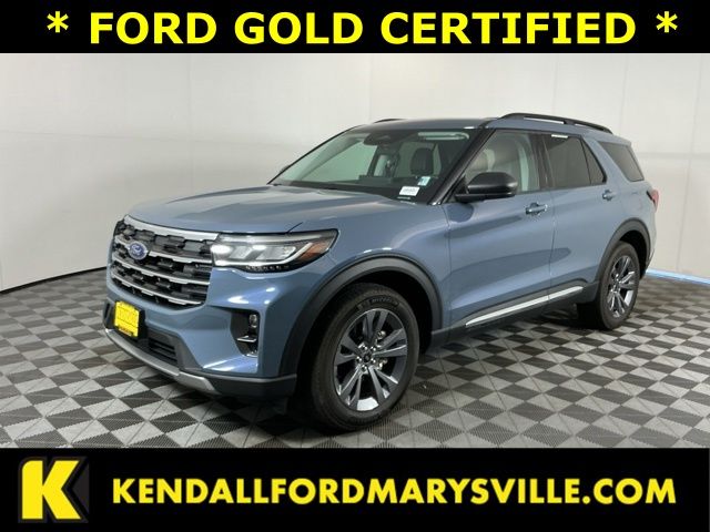 Vapor Blue 2025 Ford Explorer SUV / Crossover All-Wheel Drive Automatic