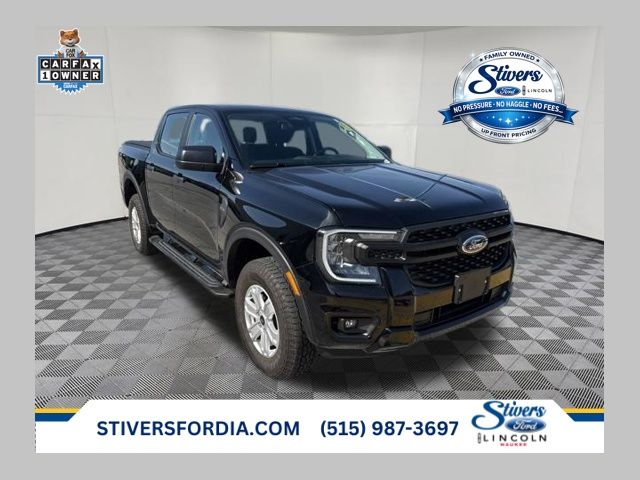 Shadow Black 2025 Ford Ranger Pickup Truck Four-Wheel Drive Automatic