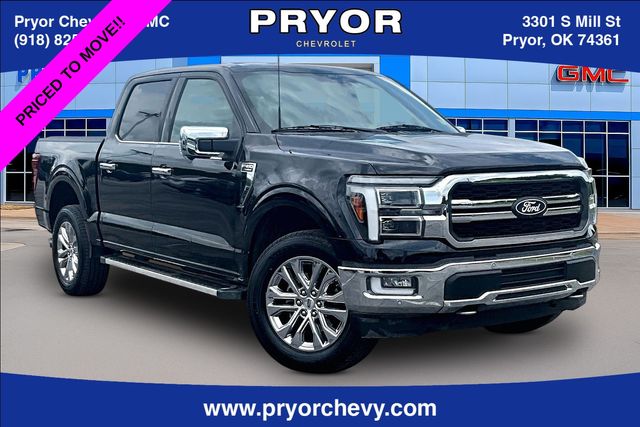 Black Metallic 2024 Ford F-150 Pickup Truck Four-Wheel Drive Automatic