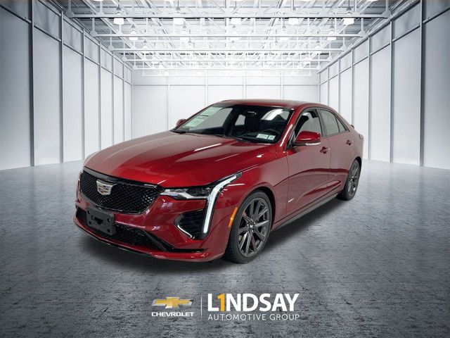 Radiant Red Tintcoat 2024 Cadillac CT4 V-Series RWD Sedan Rear-Wheel Drive Automatic