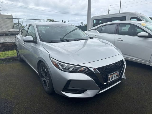 Brilliant Silver Metallic 2022 Nissan Sentra SV FWD Sedan Front-Wheel Drive Continuously Variable Transmission