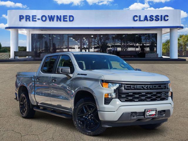 2024 Chevrolet Silverado 1500 Custom Gray at Traditions Chevrolet
