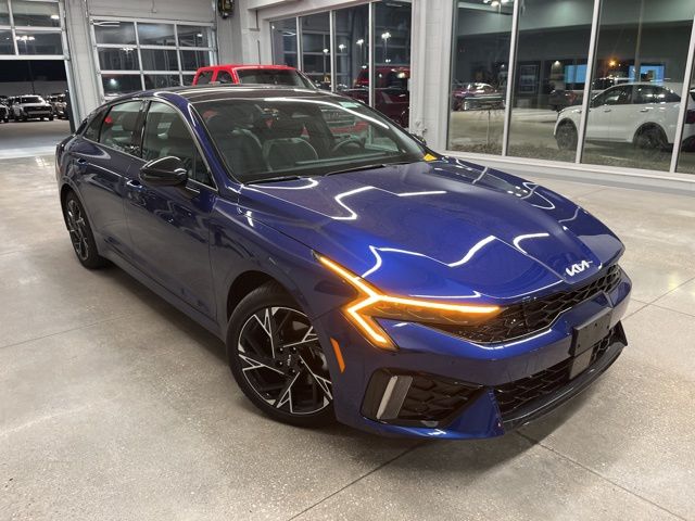 Yacht Blue 2025 Kia K5 GT-Line FWD Sedan Front-Wheel Drive 8-Speed Automatic