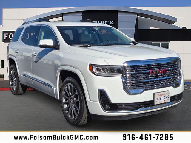 Summit White 2023 GMC Acadia Denali AWD SUV / Crossover Four-Wheel Drive 9-Speed Automatic