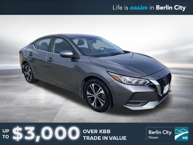 Gray (Gun Metallic) 2022 Nissan Sentra SV FWD Sedan Front-Wheel Drive Continuously Variable Transmission