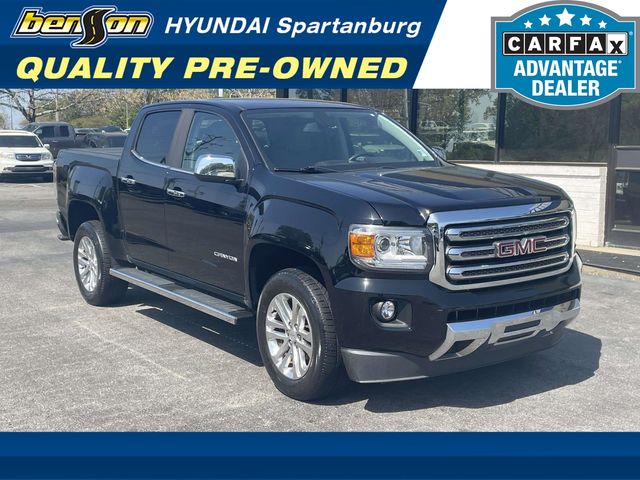 Onyx Black 2019 GMC Canyon SLT Crew Cab RWD Pickup Truck 4X2 8-Speed Automatic