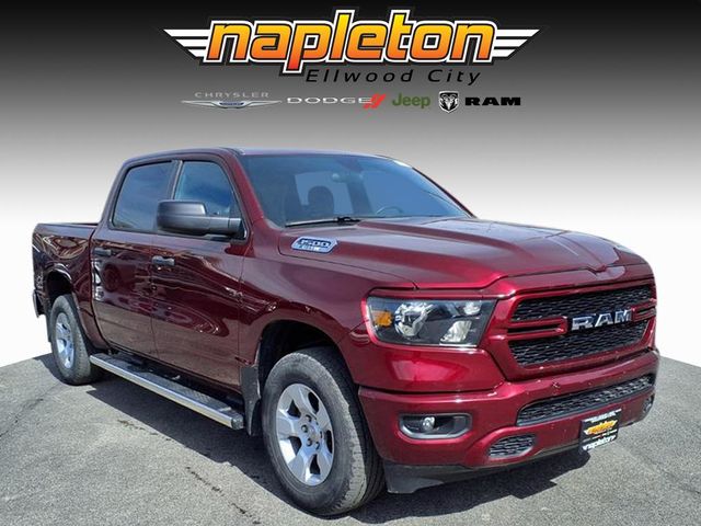 Delmonico Red Pearlcoat 2023 RAM 1500 Tradesman Crew Cab 4WD Pickup Truck Four-Wheel Drive 8-Speed Automatic