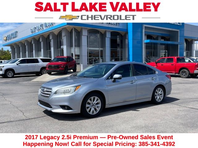 Ice Silver Metallic 2017 Subaru Legacy 2.5i Premium AWD Sedan All-Wheel Drive Continuously Variable Transmission