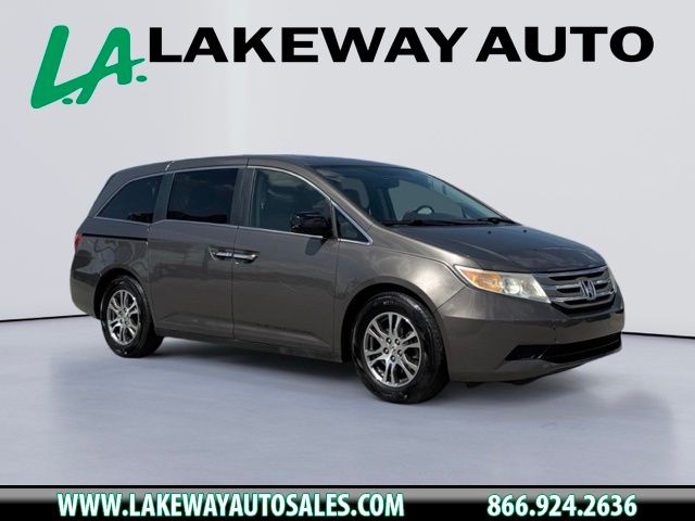 Gray 2011 Honda Odyssey EX-L FWD Minivan Front-Wheel Drive 5-Speed Automatic