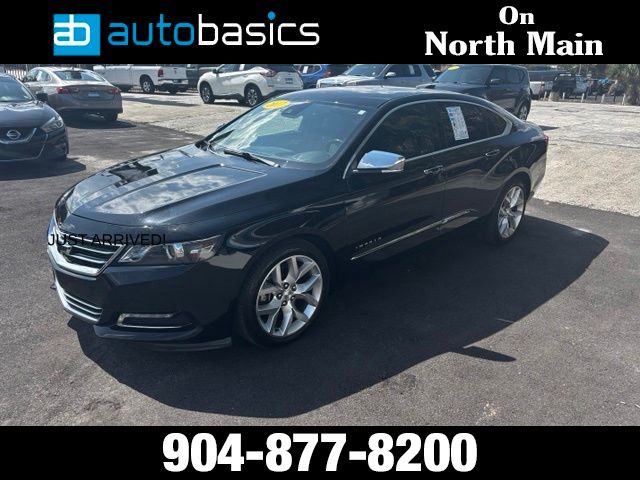 Black 2017 Chevrolet Impala Sedan Front-Wheel Drive 6-Speed Automatic Overdrive