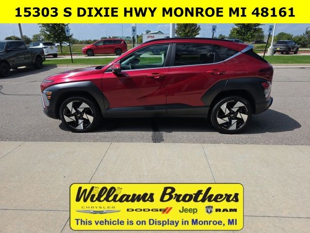2024 Hyundai Kona Limited - Red Metallic exterior view 10