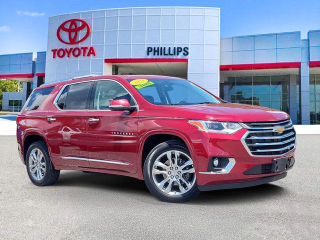 Red Tintcoat 2021 Chevrolet Traverse High Country AWD SUV / Crossover Four-Wheel Drive 9-Speed Automatic