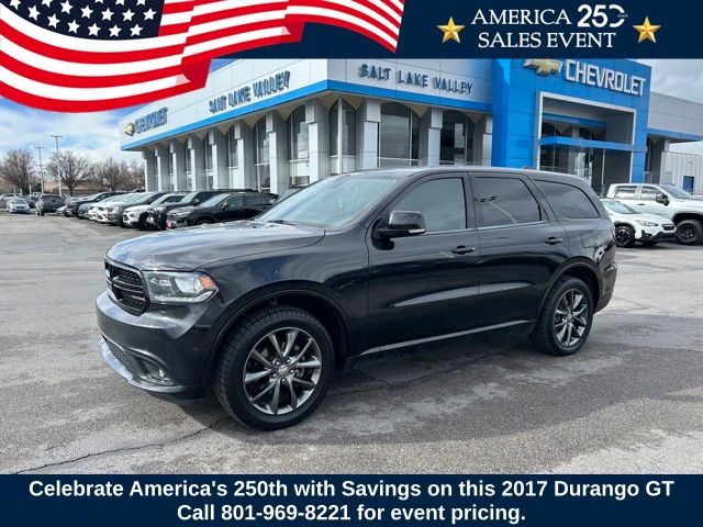 DB Black Crystal Clearcoat 2017 Dodge Durango SUV / Crossover All-Wheel Drive 8-Speed Automatic