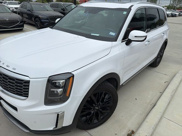 Glacial White Pearl 2021 Kia Telluride SX AWD SUV / Crossover All-Wheel Drive 8-Speed Automatic