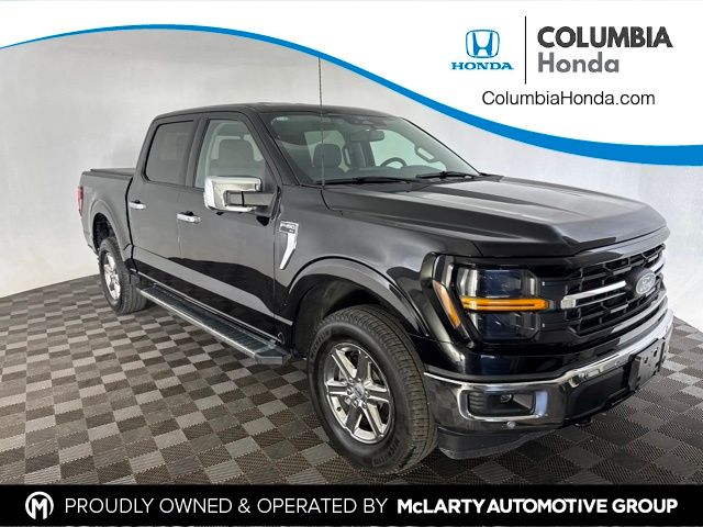 Black Metallic 2024 Ford F-150 Pickup Truck Four-Wheel Drive Automatic