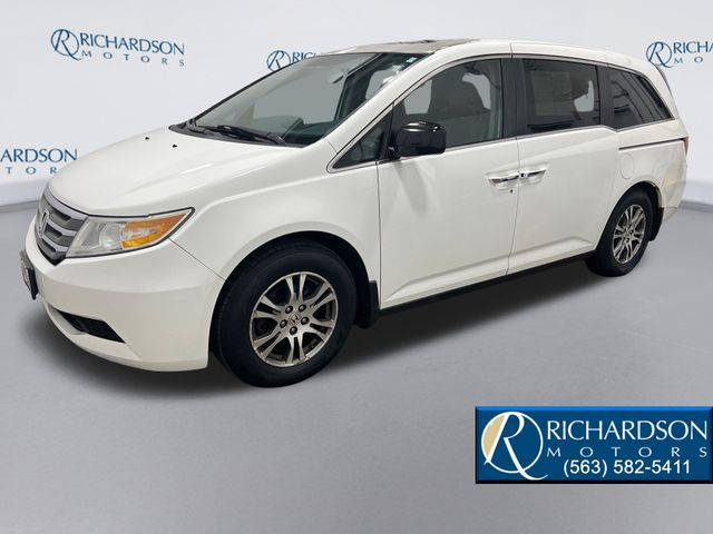 Taffeta White 2013 Honda Odyssey EX-L FWD Minivan Front-Wheel Drive 5-Speed Automatic