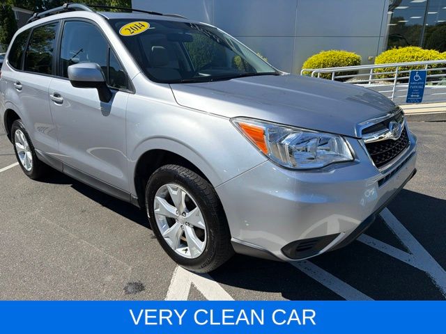 Ice Silver Metallic 2014 Subaru Forester 2.5i Premium SUV / Crossover All-Wheel Drive Continuously Variable Transmission