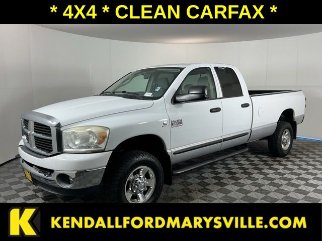 Bright White 2007 Dodge RAM 3500 Pickup Truck Four-Wheel Drive 6-Speed Automatic