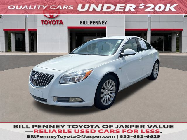 Summit White 2011 Buick Regal Sedan Front-Wheel Drive 6-Speed Automatic Overdrive