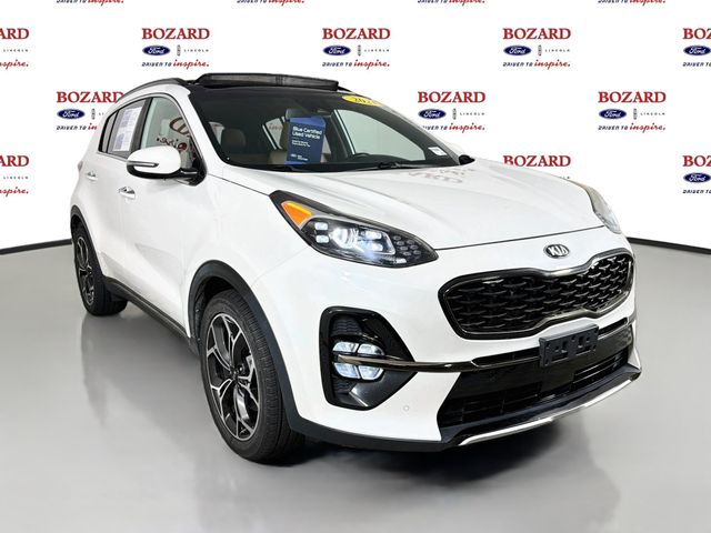 Snow White Pearl 2021 Kia Sportage SUV / Crossover Front-Wheel Drive 6-Speed Automatic Overdrive