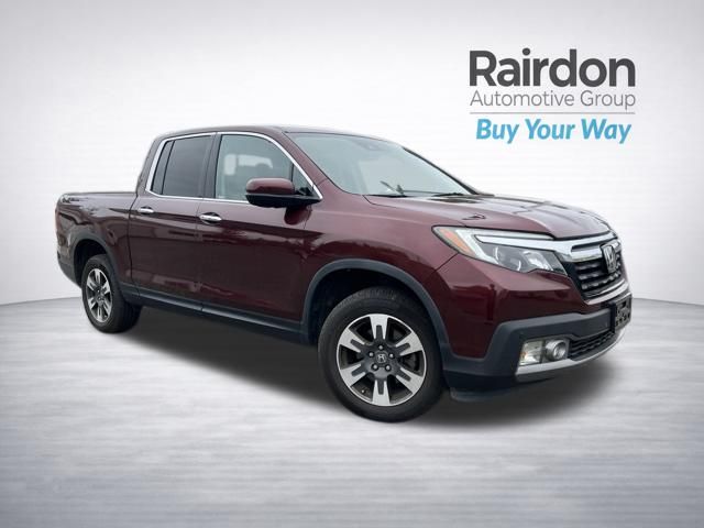 Red (Deep Scarlet Pearl) 2019 Honda Ridgeline Pickup Truck All-Wheel Drive 6-Speed Automatic