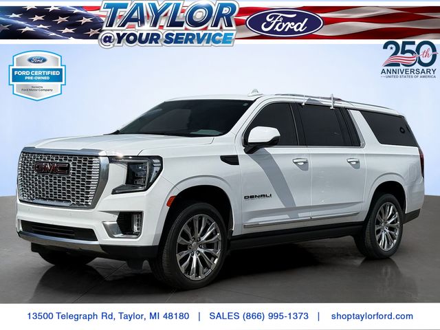 Summit White 2023 GMC Yukon XL SUV / Crossover Four-Wheel Drive 