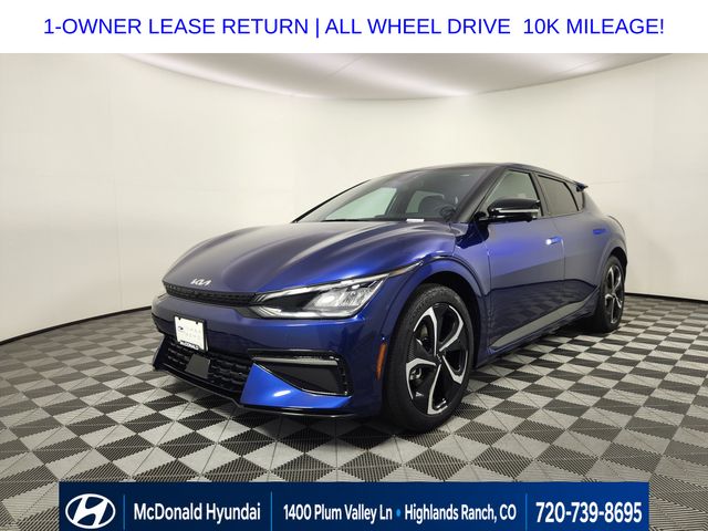 Yacht Blue 2024 Kia EV6 SUV / Crossover All-Wheel Drive 1-Speed Automatic