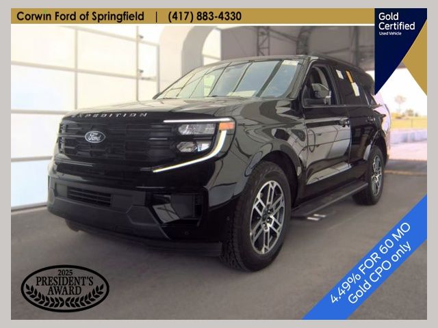 Agate Black Metallic 2025 Ford Expedition Active 4WD SUV / Crossover Four-Wheel Drive Automatic