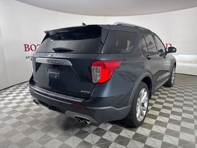 2022 Stone Blue Metallic Ford Explorer Platinum 4X4 SUV