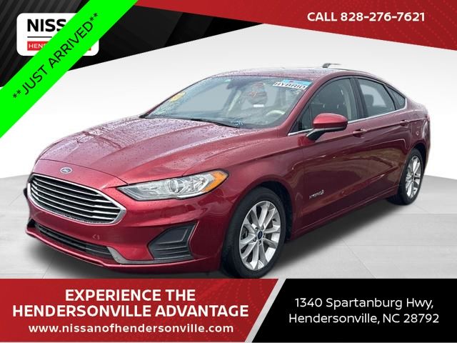 Ruby Red Metallic 2019 Ford Fusion Hybrid SE FWD Sedan Front-Wheel Drive Continuously Variable Transmission