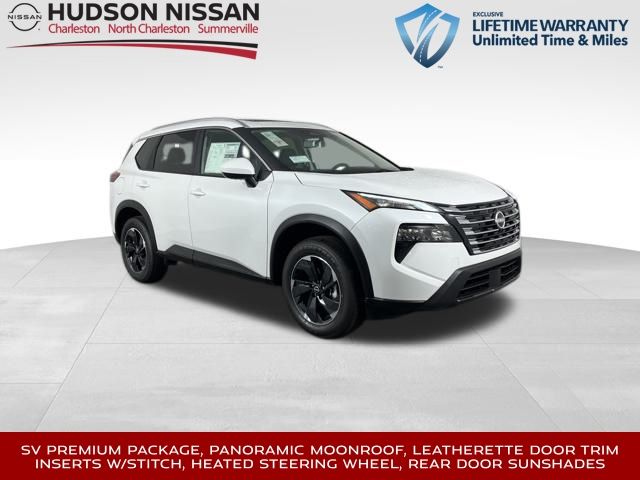 2025 Everest White Pearl Nissan Rogue SV FWD SUV