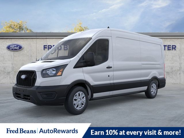 Oxford White 2026 Ford Transit Cargo 250 Medium Roof LB RWD Van Rear-Wheel Drive