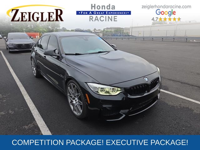Black Sapphire Metallic 2017 BMW M3 Sedan Rear-Wheel Drive 6-Speed Manual