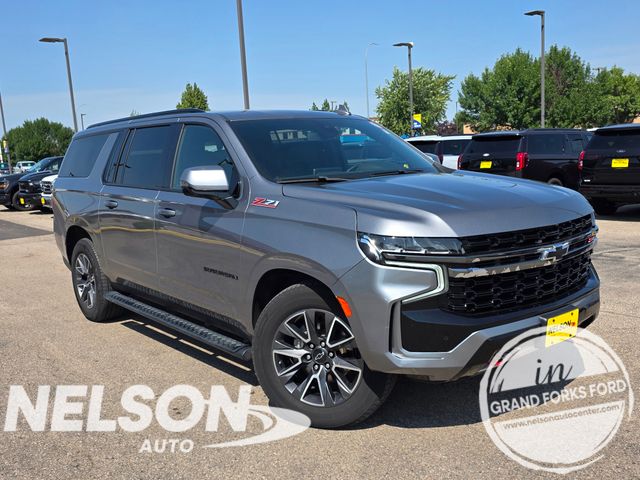 Gray (Satin Steel Metallic) 2022 Chevrolet Suburban SUV / Crossover Four-Wheel Drive