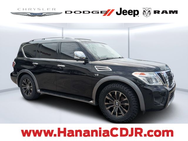 Super Black 2017 Nissan Armada SUV / Crossover Four-Wheel Drive 7-Speed Automatic