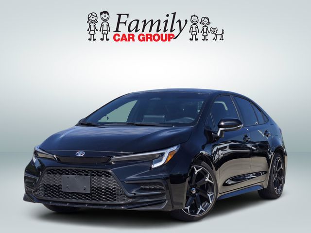 Midnight Black Metallic 2025 Toyota Corolla Sedan Front-Wheel Drive Continuously Variable Transmission