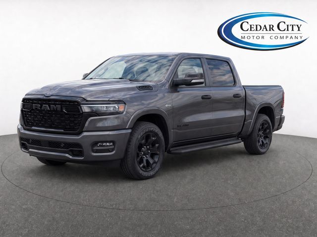 Gray (Granite Crystal Metallic Clearcoat) 2026 RAM 1500 Pickup Truck Four-Wheel Drive 8-Speed Automatic