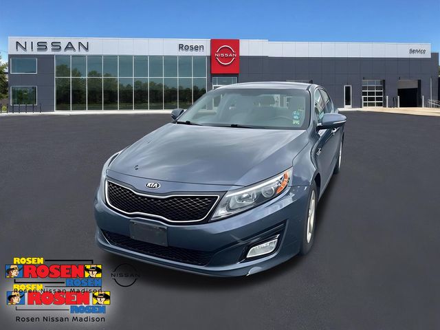 Smokey Blue 2015 Kia Optima Sedan Front-Wheel Drive 6-Speed Automatic