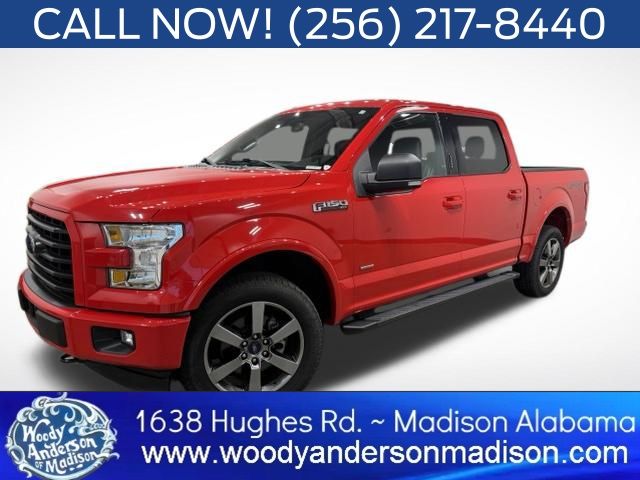 Race Red 2017 Ford F-150 Pickup Truck Four-Wheel Drive 6-Speed Automatic