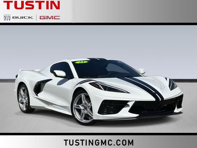 Arctic White 2023 Chevrolet Corvette Stingray 3LT Coupe RWD Coupe Rear-Wheel Drive 8-Speed Dual Clutch