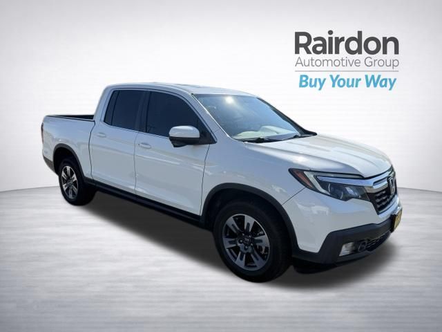 White Diamond Pearl 2019 Honda Ridgeline Pickup Truck All-Wheel Drive 6-Speed Automatic