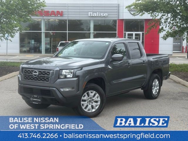 Gray (Gun Metallic) 2023 Nissan Frontier Pickup Truck Four-Wheel Drive 9-Speed Automatic