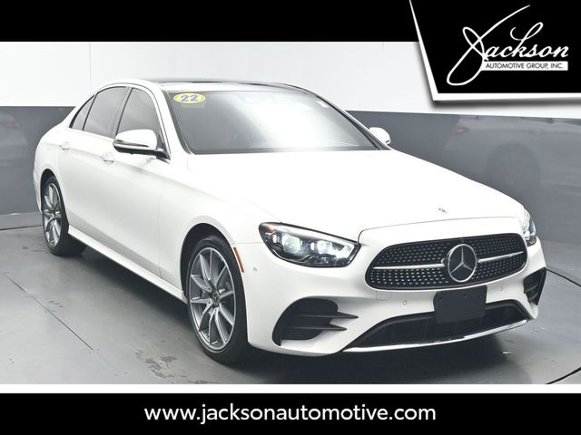Polar White 2022 Mercedes-Benz E-Class Sedan All-Wheel Drive 9-Speed Automatic