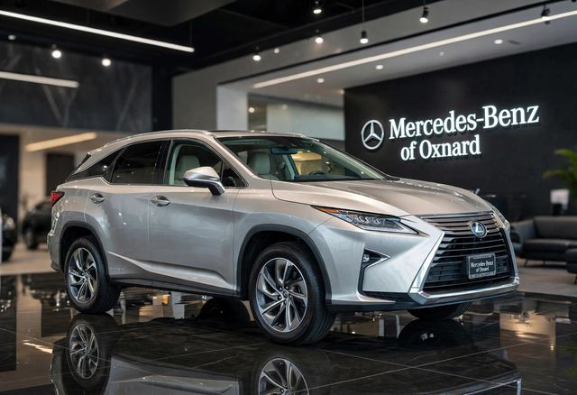 Silver 2018 Lexus RX Hybrid SUV / Crossover All-Wheel Drive Continuously Variable Transmission