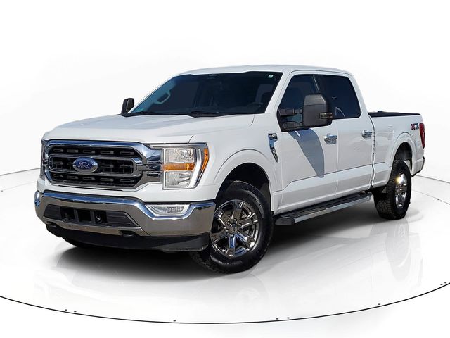 White 2022 Ford F-150 Pickup Truck Four-Wheel Drive Automatic